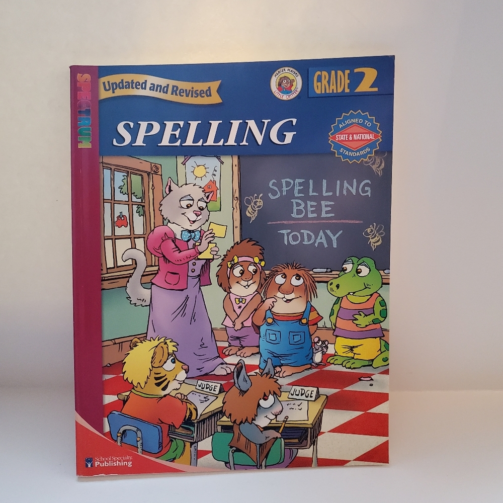Spectrum Spelling Workbook Grade 2 Unused